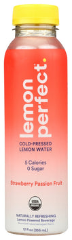 LEMON PERFECT: Water Strw Pssnfrt Org, 12 fo