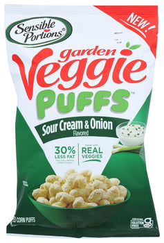 SENSIBLE PORTIONS: Garden Veggie Puffs Sour Cream And Onion, 3 oz