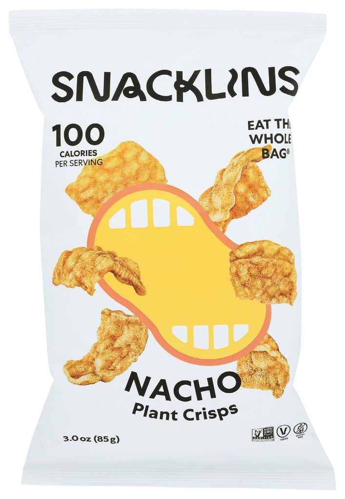 SNACKLINS: Nacho Plant Crisps, 3 oz