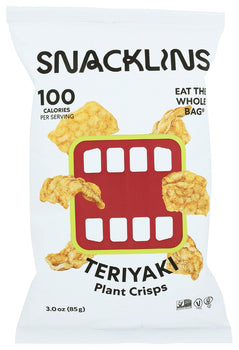 SNACKLINS: Teriyaki Plant Crisps, 3 oz