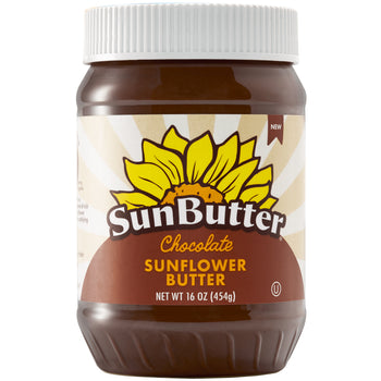 SUNBUTTER NATURAL: Chocolate Sunflower Butter, 16 oz