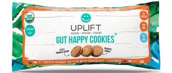 UPLIFT: Gut Happy Cookies Salted Peanut Butter With Chocolate And Coconut, 1.41 oz