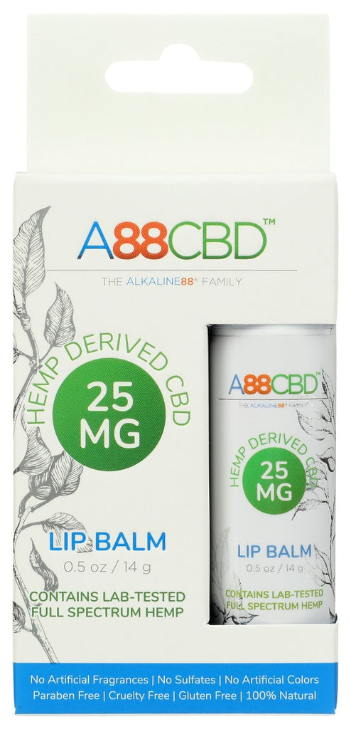 A88CBD: Infused Lip Balm 25 Mg, 0.5 oz