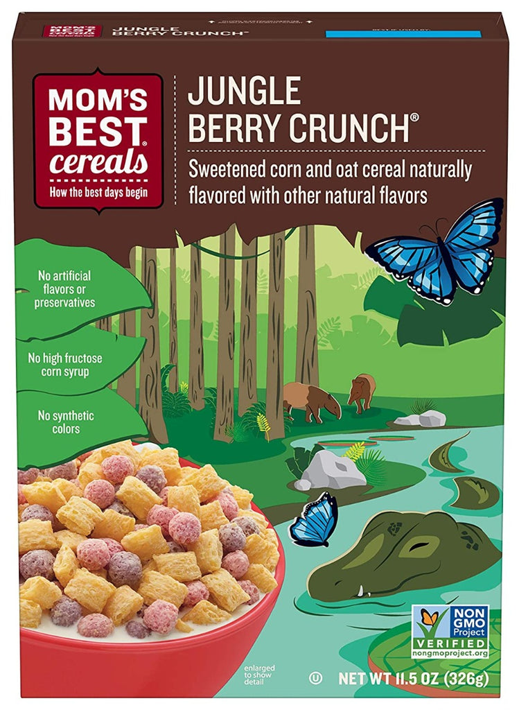 MOMS BEST: Jungle Berry Crunch Cereal, 11.5 oz