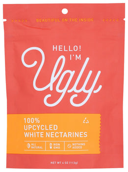 HELLO IM UGLY: Upcycled White Nectarines, 4 oz