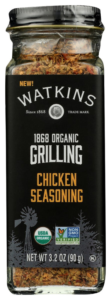 WATKINS: 1868 Organic Grilling Chicken Seasoning, 3.2 oz