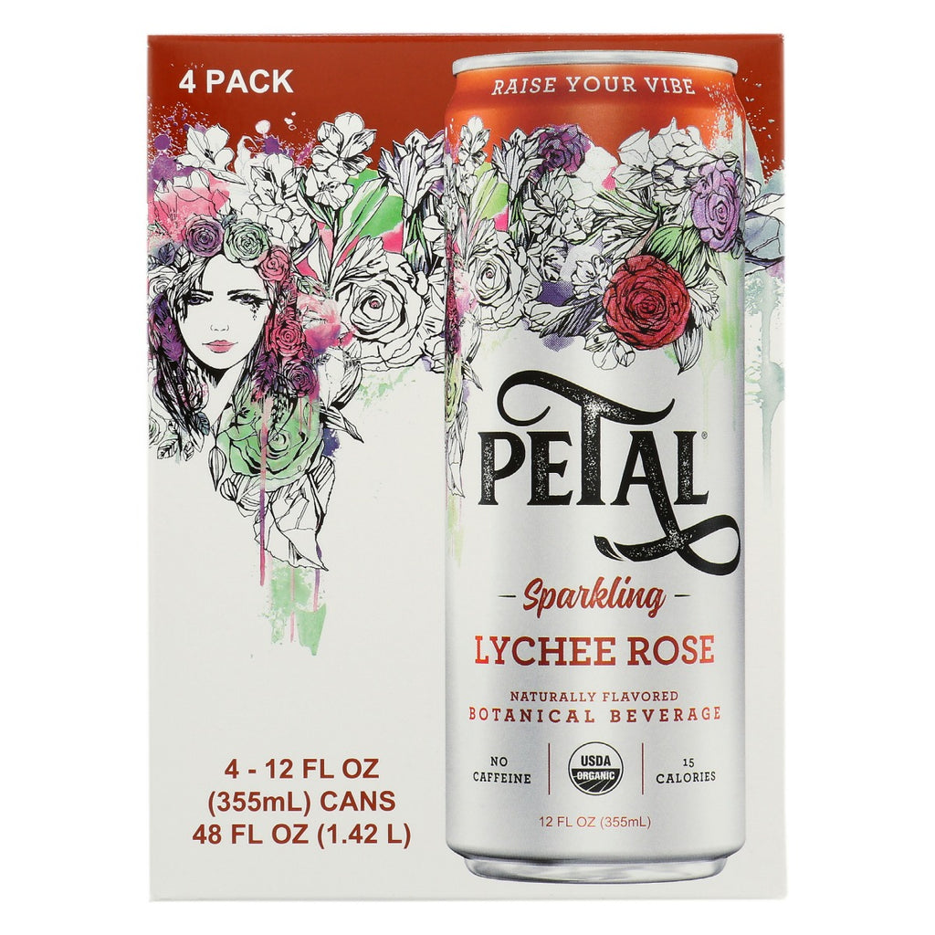 PETAL: Sparkling Lychee Rose 4 Pk, 48 fo