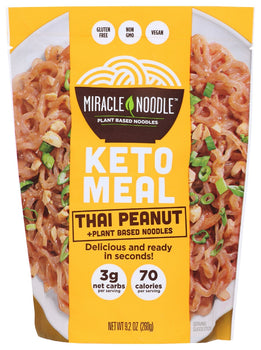 MIRACLE NOODLE: Keto Meal Thai Peanut, 9.2 oz