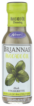 BRIANNAS: Herb Vinaigrette Avocado Oil Dressing, 10 oz