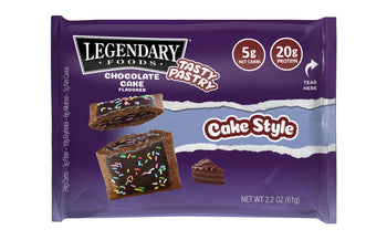 LEGENDARY FOODS: Chocolate Cake Tasty Pastry, 2.2 oz