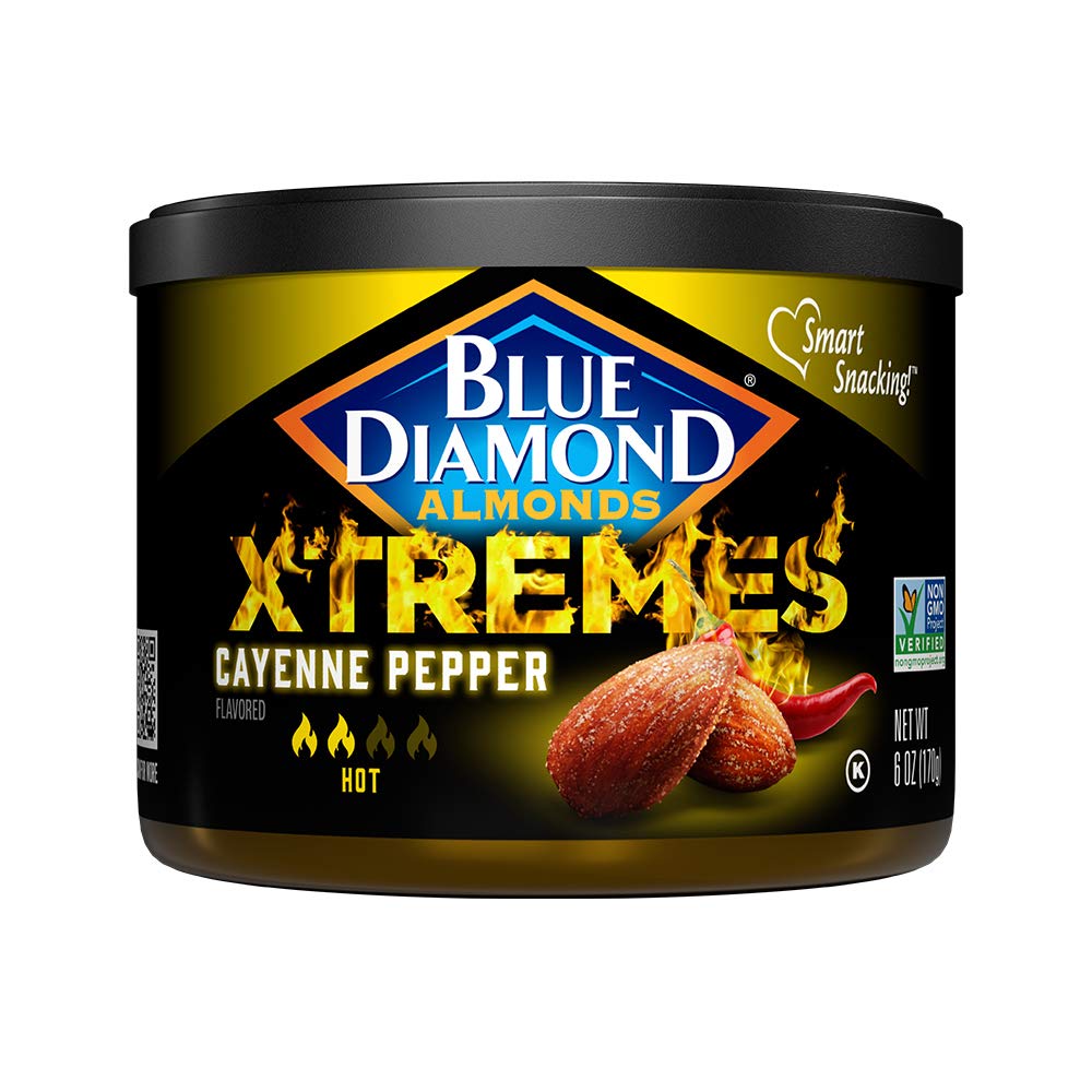 BLUE DIAMOND: Almond Xtremes Cayenne, 6 oz