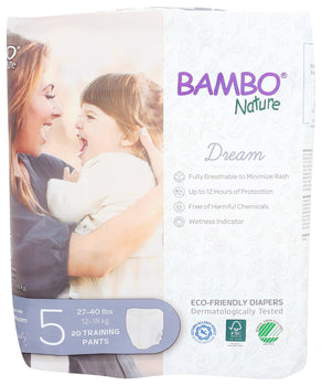 BAMBO NATURE: Dream Training Pants Size 5, 20 pk