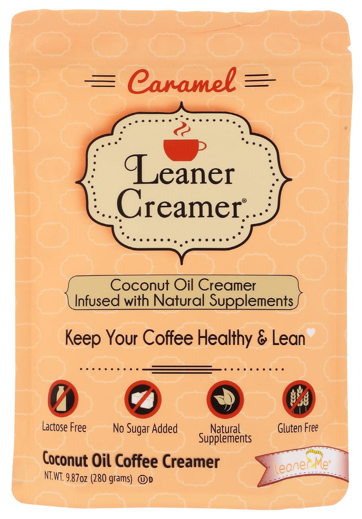 LEANER CREAMER: Creamy Caramel Refill Pouch, 9.87 oz