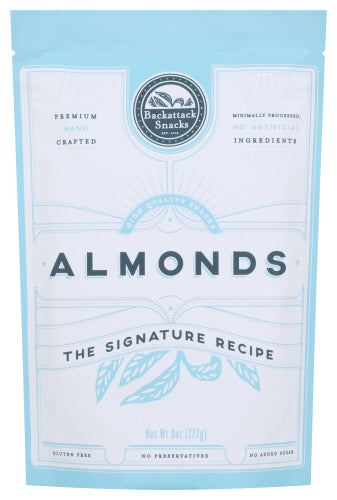 BACKATTACK SNACKS: The Signature Recipe Almonds, 8 oz