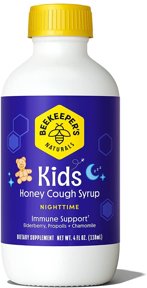 BEEKEEPERS: Kids Honey Cough Syrup Nighttime, 4 fo