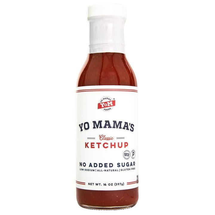 YO MAMAS FOODS: Classic Ketchup, 14 oz