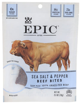 EPIC: Beef Sea Salt And Pepper Bites, 2.5 oz