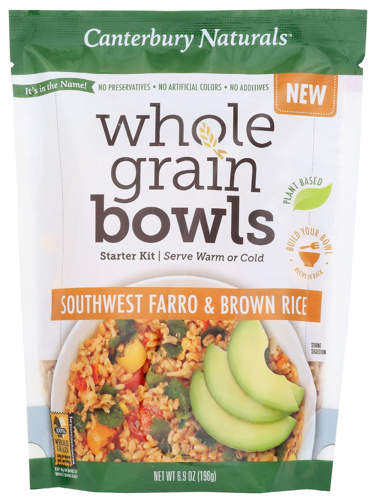 CANTERBURY NATURALS: Southwest Farro & Brown Rice Whole Grain Bowls, 6.9 oz