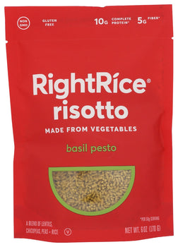 RIGHTRICE: Rice Basil Pesto Risotto, 6 oz