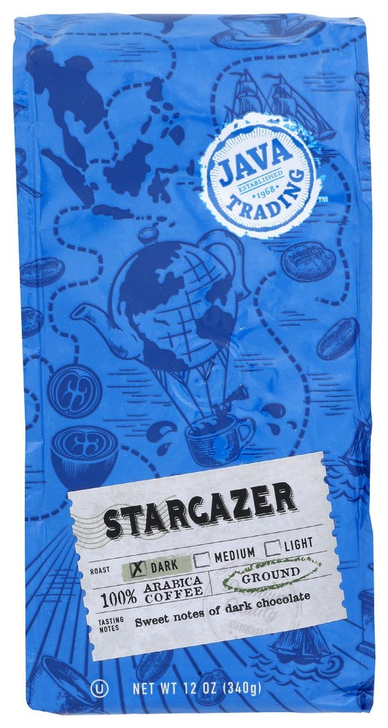 JAVA TRADING: Stargazer Ground Coffee, 12 oz