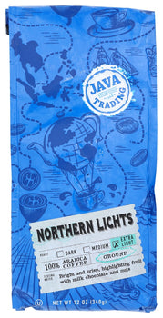 JAVA TRADING: Northern Lights Ground Coffee, 12 oz