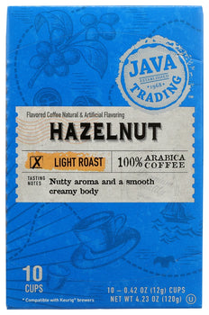 JAVA TRADING: Hazelnut Single Serve Coffee, 10 pk