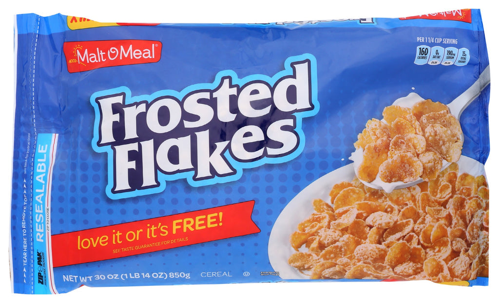 MALT O MEAL: Frosted Flakes, 30 oz