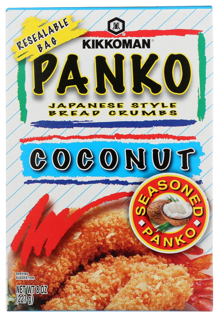 KIKKOMAN: Panko Coconut Bread Crumbs, 8 oz