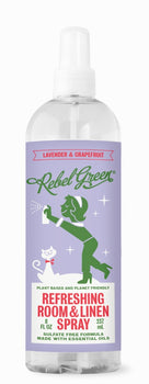 REBEL GREEN: Refreshing Room and Linen Spray Lavender and Grapefruit Scent, 8 fo