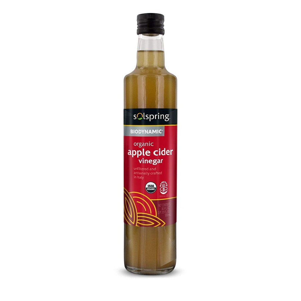 SOLSPRING: Vinegar Appl Cdr Biodynmc, 16.9 oz