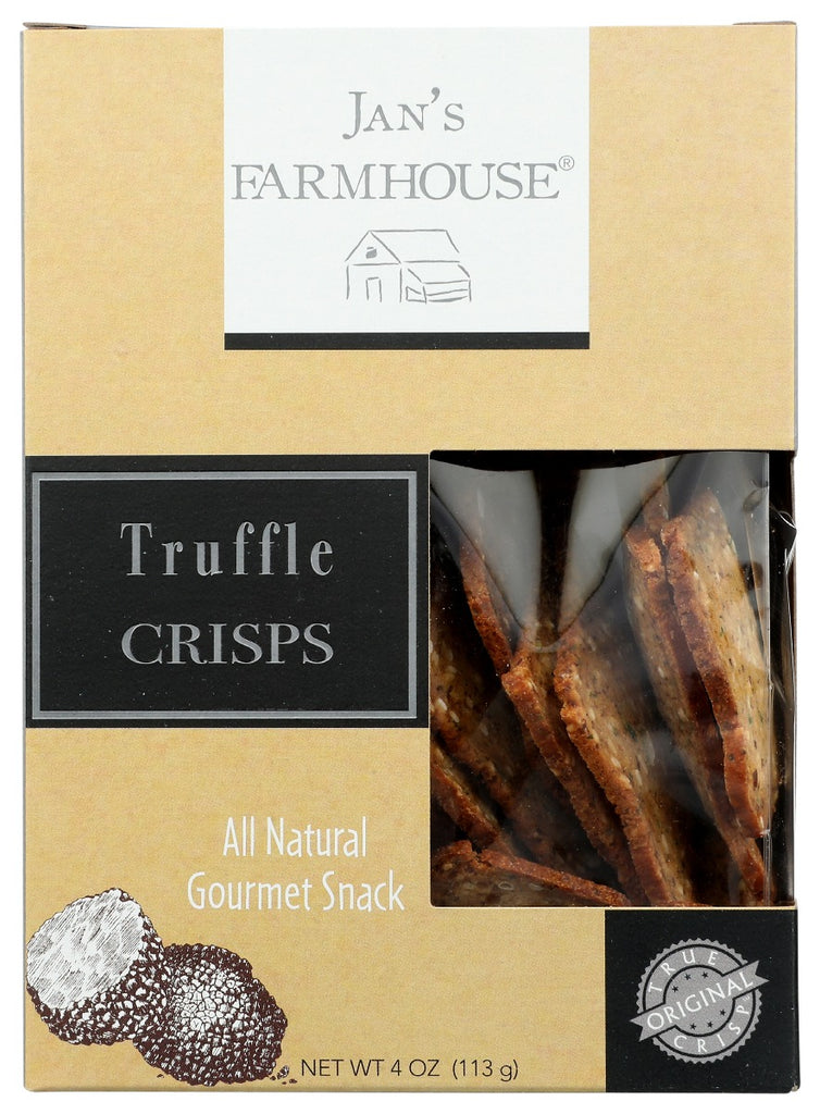 JANS FARMHOUSE: Truffle Crisps, 4 oz