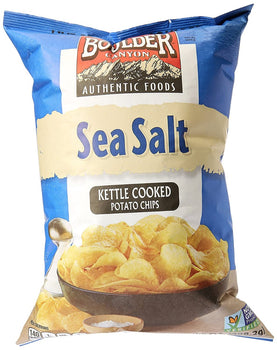 BOULDER CANYON: Sea Salt Kettle Cooked Potato Chips, 10.5 oz