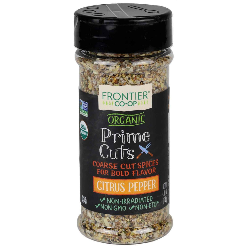 FRONTIER HERB: Citrus Pepper Prime Cuts, 4.09 oz