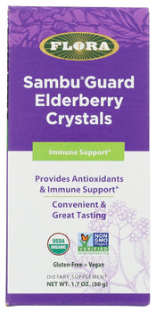 FLORA HEALTH: Sambu Guard Elderberry Crystals, 1.7 oz