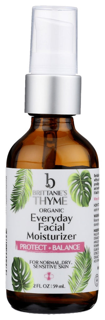 BRITTANIE'S THYME: Moisturizer Face Everyday, 2 oz