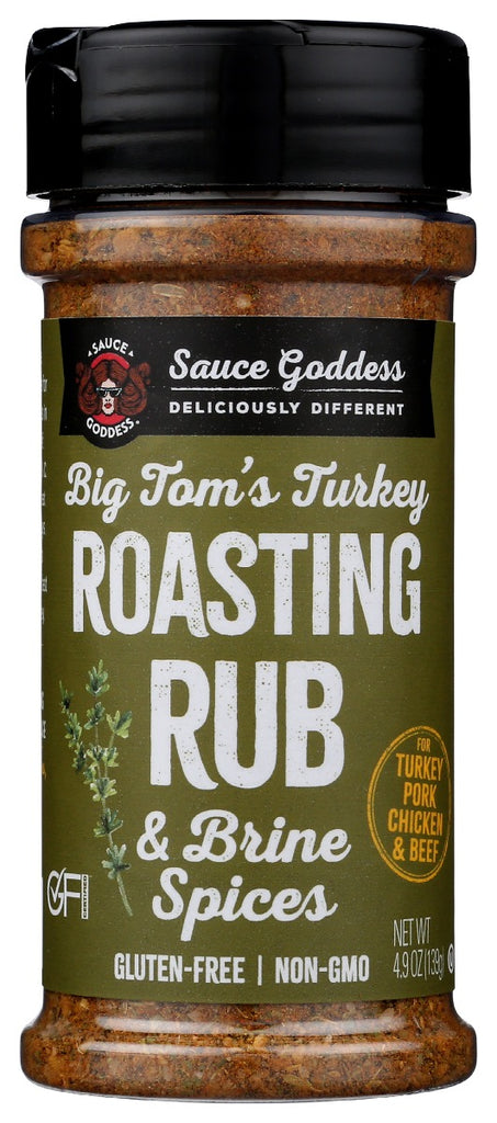 SAUCE GODDESS: Spices Turkey Rsting Rub, 4.9 oz