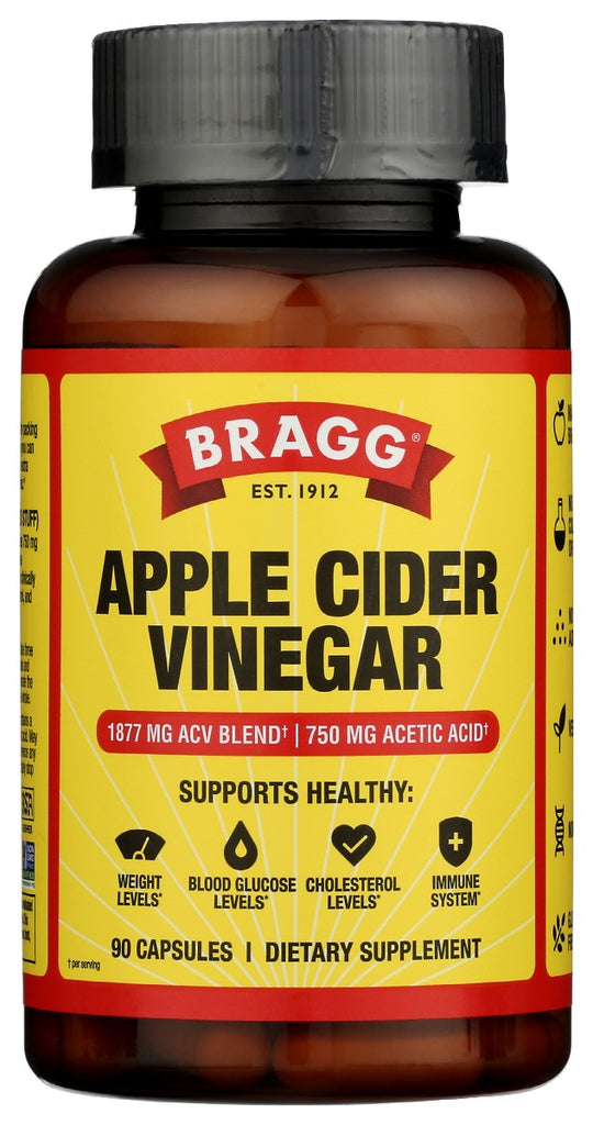 BRAGG: Apple Cider Vinegar Capsules, 90 cp