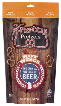 KNOTTY PRETZELS: Hot Wings Pretzels, 8 oz