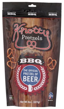 KNOTTY PRETZELS: Mesquite Bbq Pretzels, 8 oz