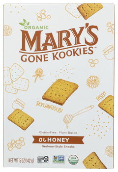 MARYS GONE CRACKERS: Honey Kookies, 5 oz