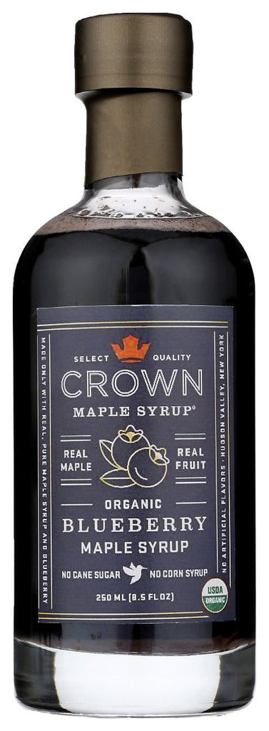 CROWN MAPLE: Organic Blueberry Maple Syrup, 8.5 fo