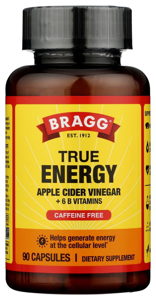 BRAGG: True Energy Apple Cider Vinegar Capsule, 90 cp