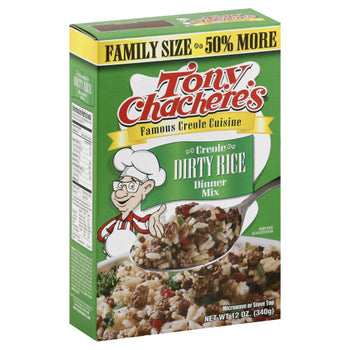 TONY CHACHERE'S: Creole Dirty Rice Dinner Mix, 12 oz