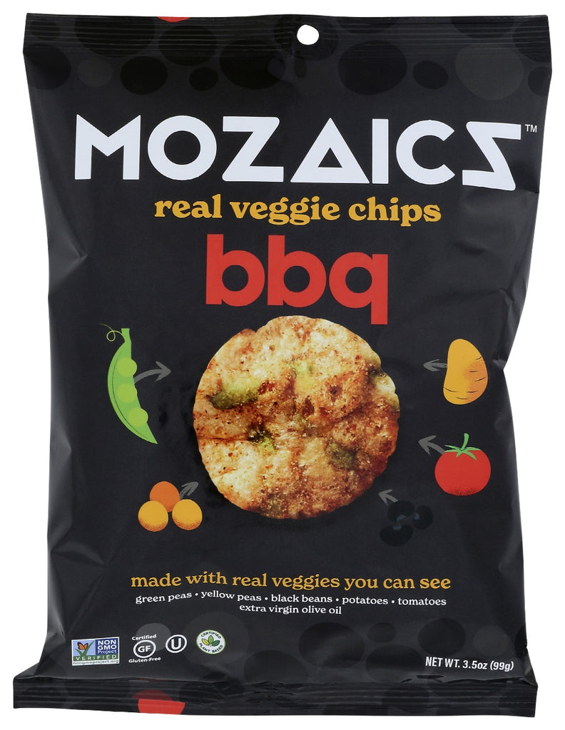 MOZAICS: Bbq Real Veggie Chips, 3.5 oz