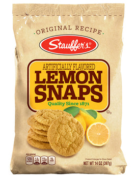 STAUFFER: Cookie Lemon Snaps Original, 14 oz