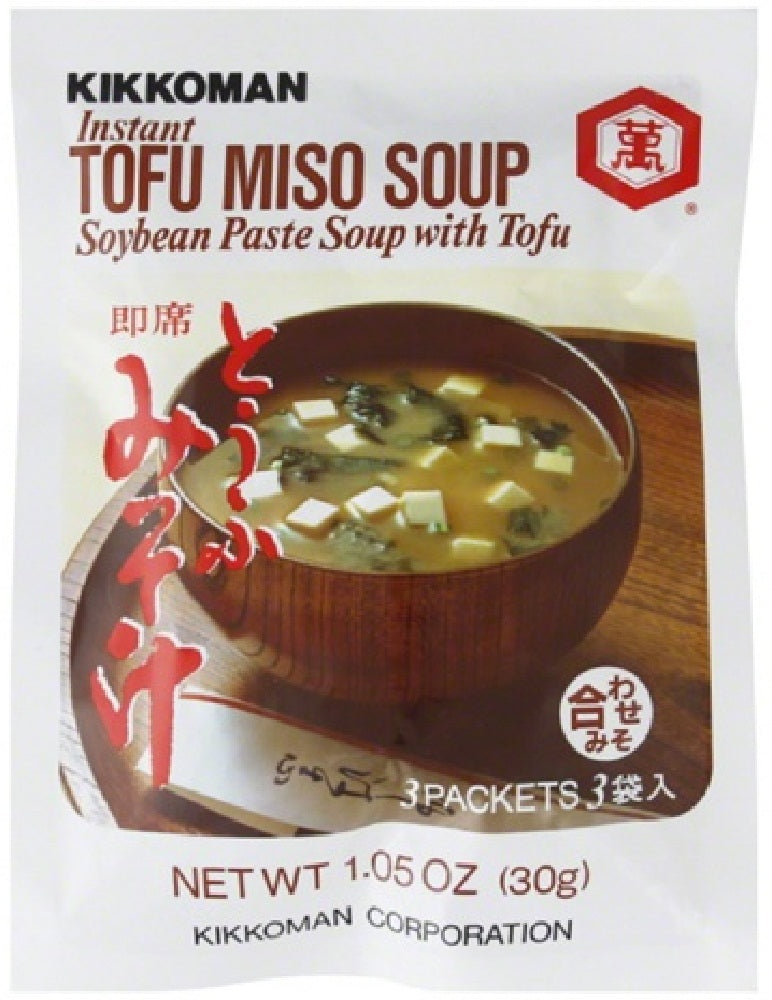 KIKKOMAN: Instant Tofu Miso Soup Mix, 1.05 oz