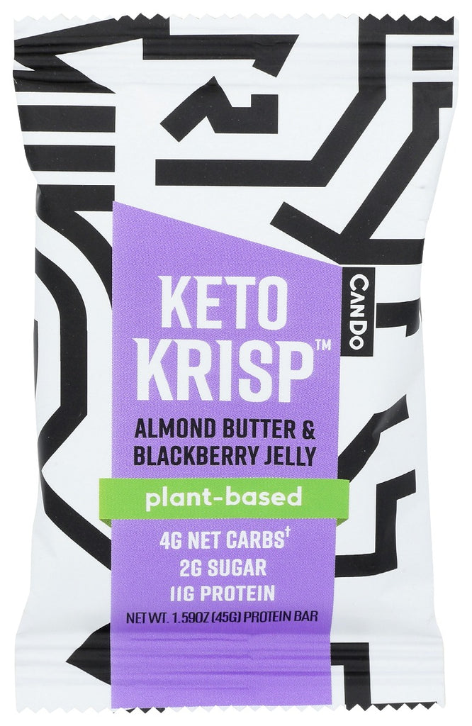 KETO KRISP: Almond Butter Blackberry Jelly Bar, 1.8 oz