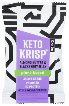 KETO KRISP: Almond Butter Blackberry Jelly Bar, 1.8 oz