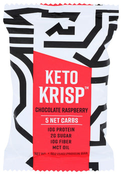 KETO KRISP: Chocolate Raspberry Bar, 1.8 oz