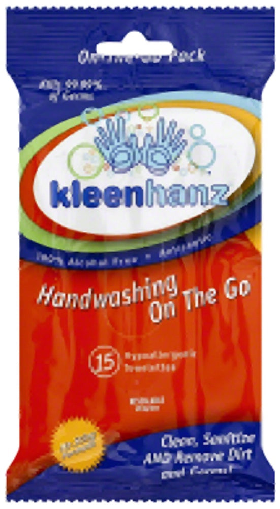 KLEENHANZ: Towelette On The Go 15Pc, 1 ea